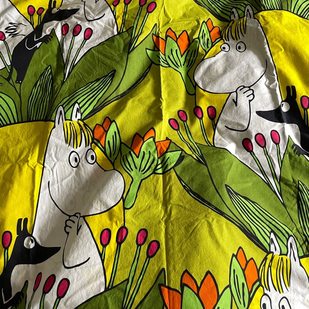 Moomin toddler bed duvet cover